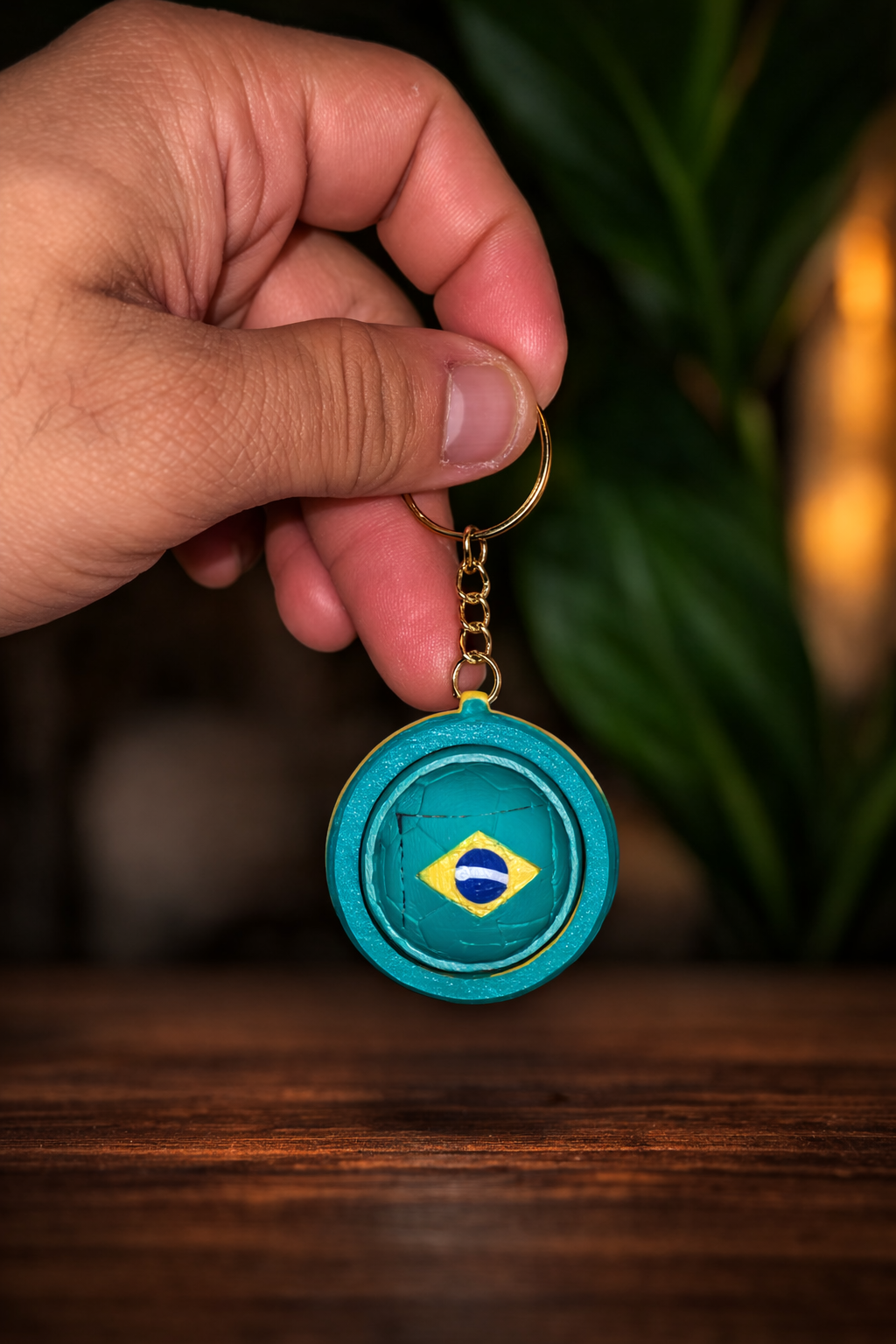 Chaveiro Anti-Stress edição Brasil